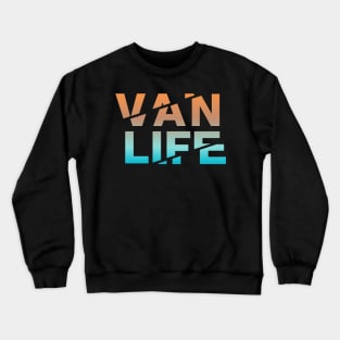 Vanlife: Tracks - Blue Orange fade Crewneck Sweatshirt